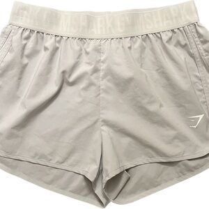 Gymshark Light Gray Athletic Shorts